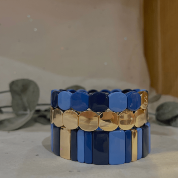 bracelet Hubba 2 disco avec le bracelet colorful disco et le bracelet colorful gold