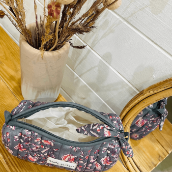 intérieur de la trousse à maquillage Sarika Brume