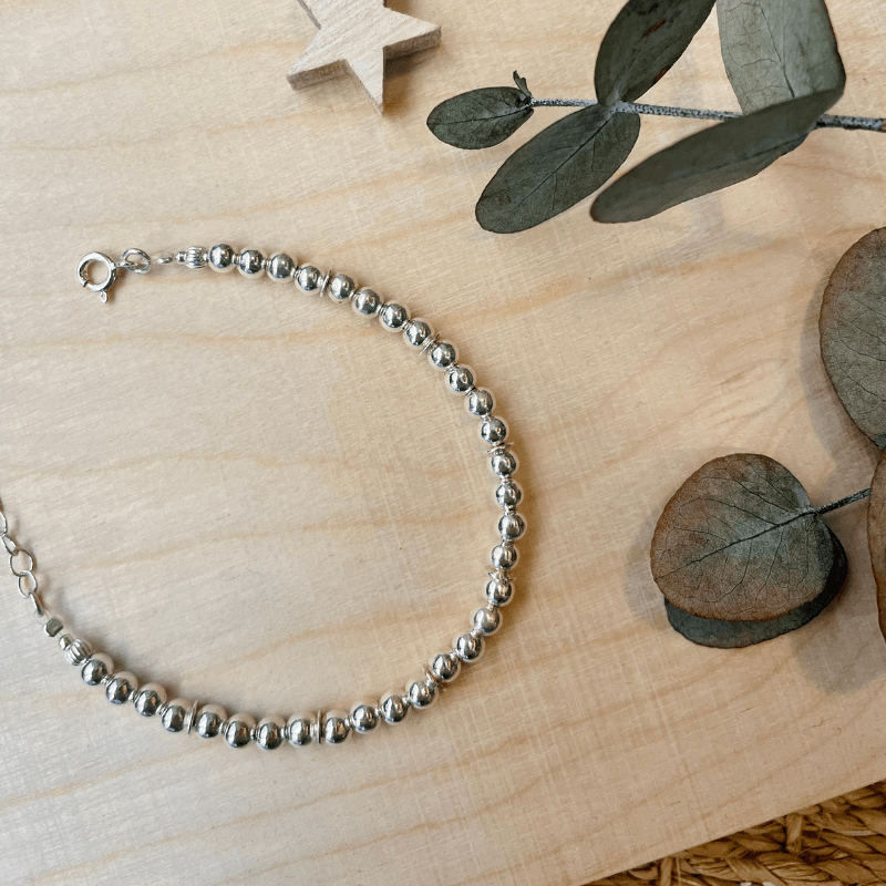 bracelet en perles d'Argent