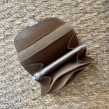intérieur portefeuille bronze pailleté