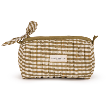 trousse à maquillage tara verveine sur fond blanc