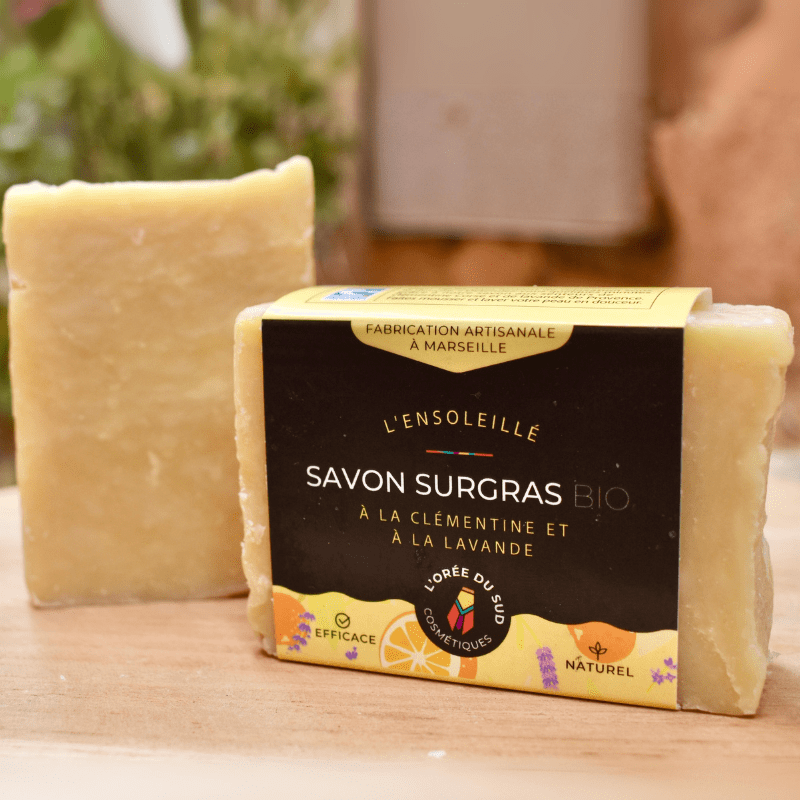 savon l'ensoleillé avec emballage